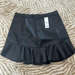Vegan leather black skirt by BB DAKOTA
